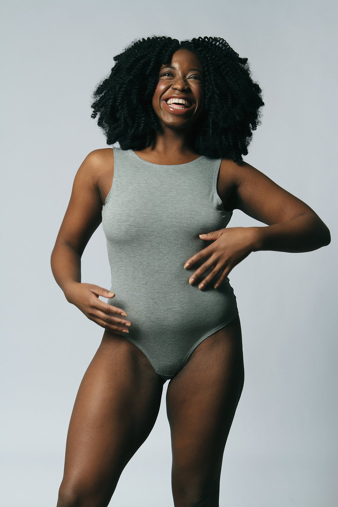 RE/DONE Open-back stretch-cotton jersey thong bodysuit